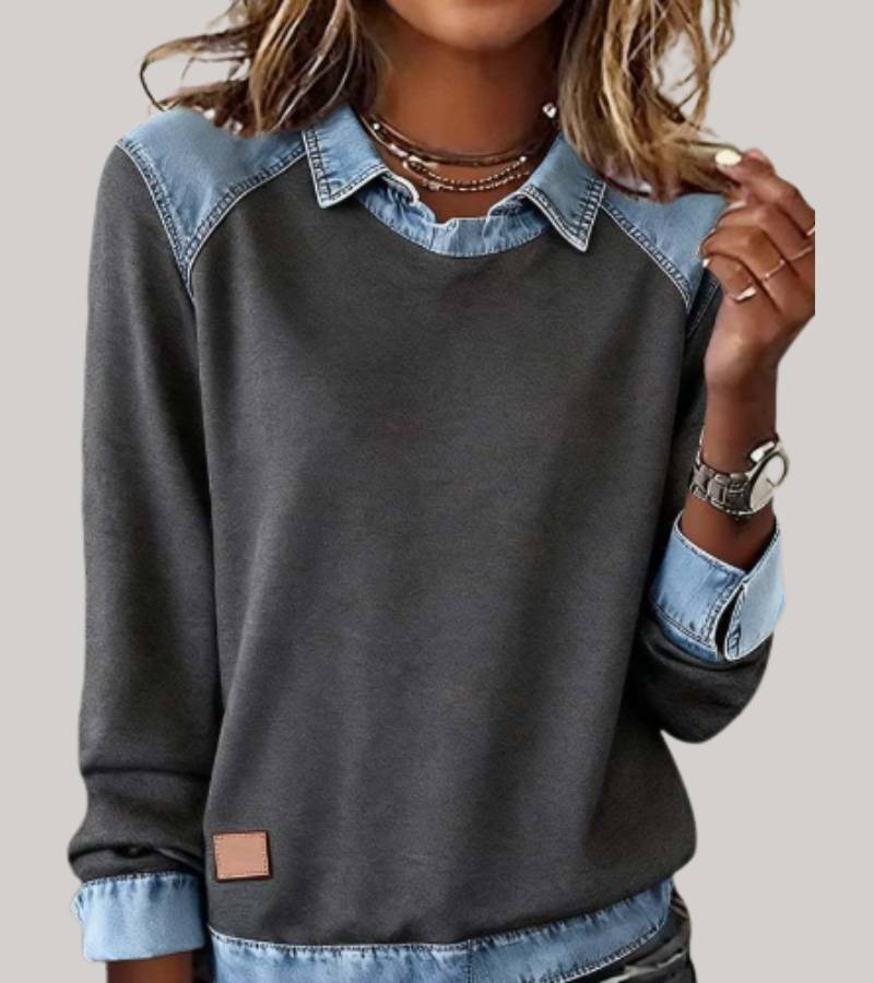 MILA | Elegant Sweater with Refined Details for Daily Chic