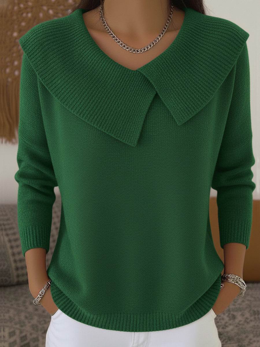 Sussie | V-Neck Polo Sweater