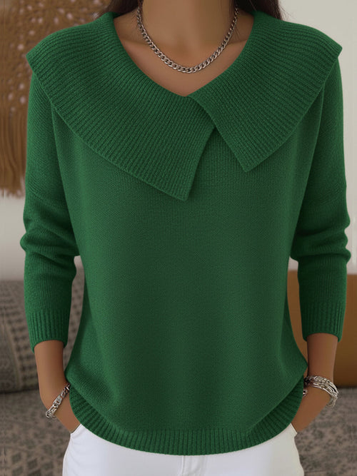 Sussie | V-Neck Polo Sweater