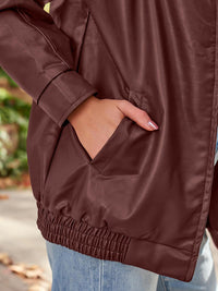 Womens Oversized Leather Jacket
