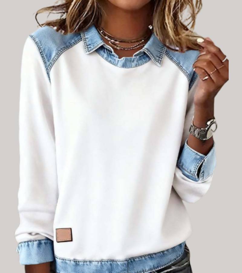 MILA | Elegant Sweater with Refined Details for Daily Chic
