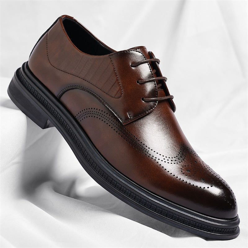 Verona Leather Brogue Dress Shoes