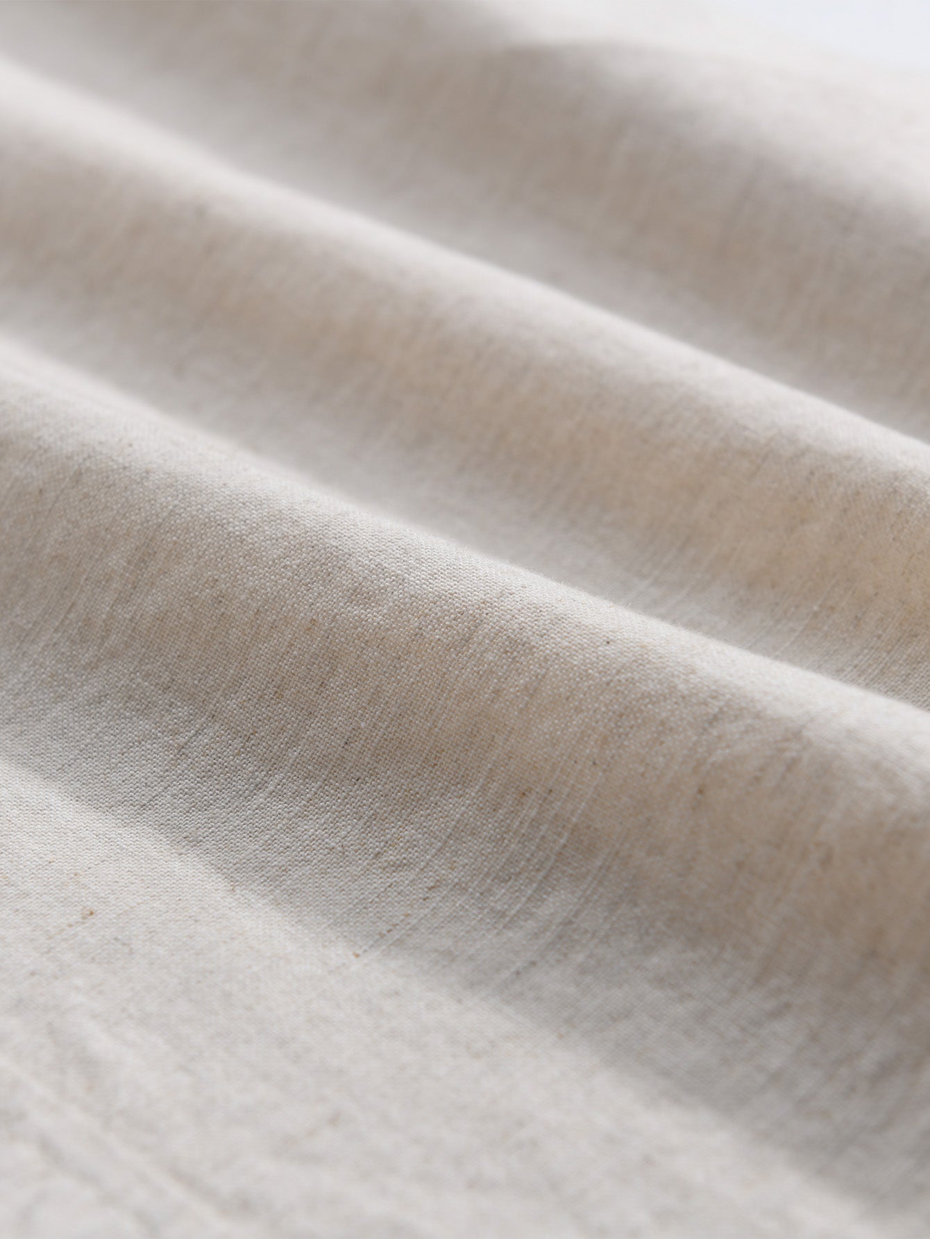 Long Sleeve Linen and Cotton Shirt with Pocket