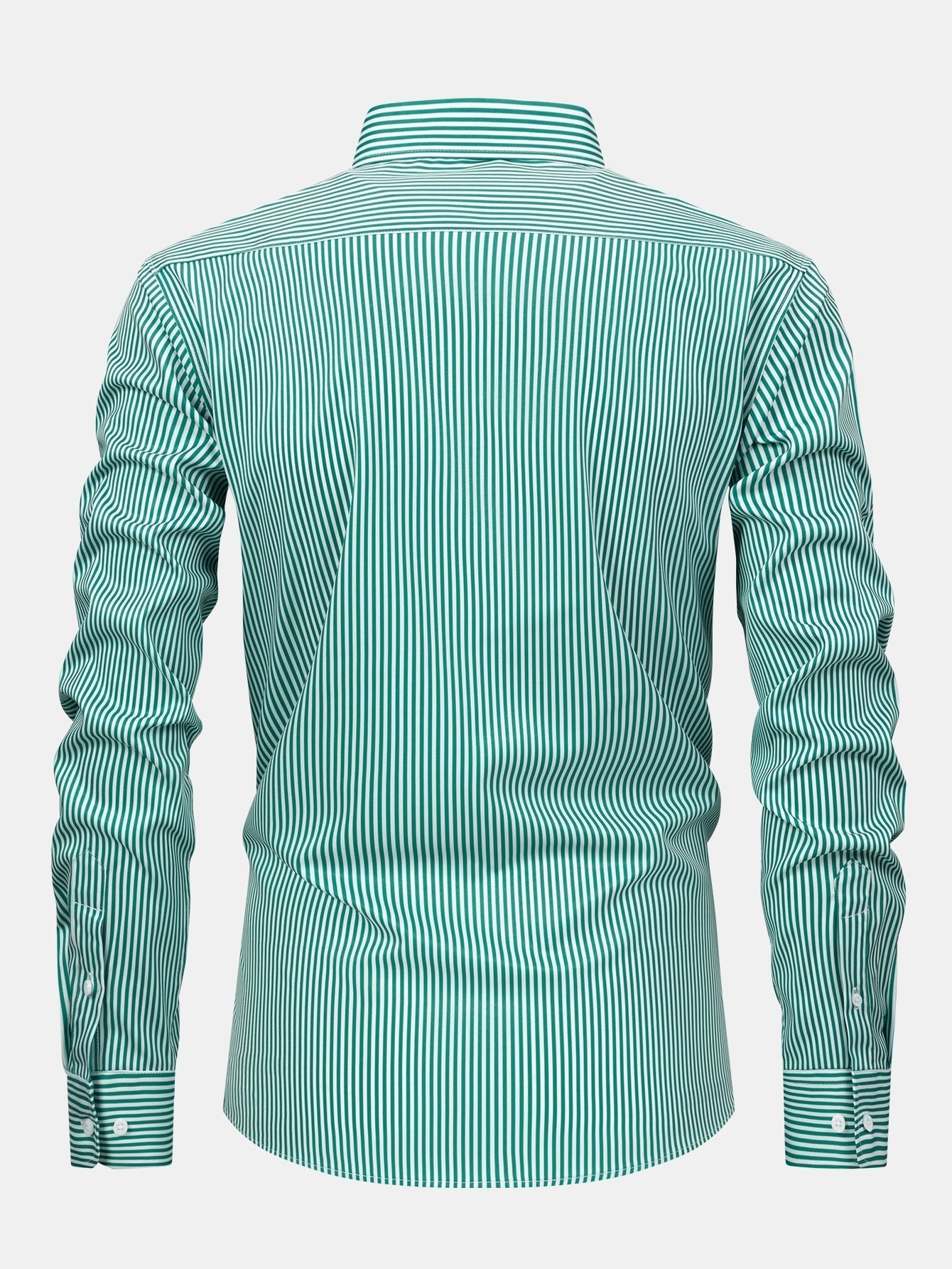 Long Sleeve Striped Shirt with Buttons