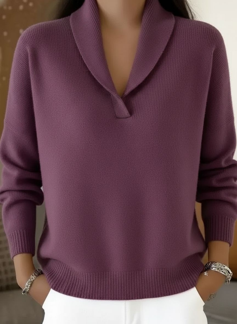 Harbour glamour™ | V-Neck Sweater