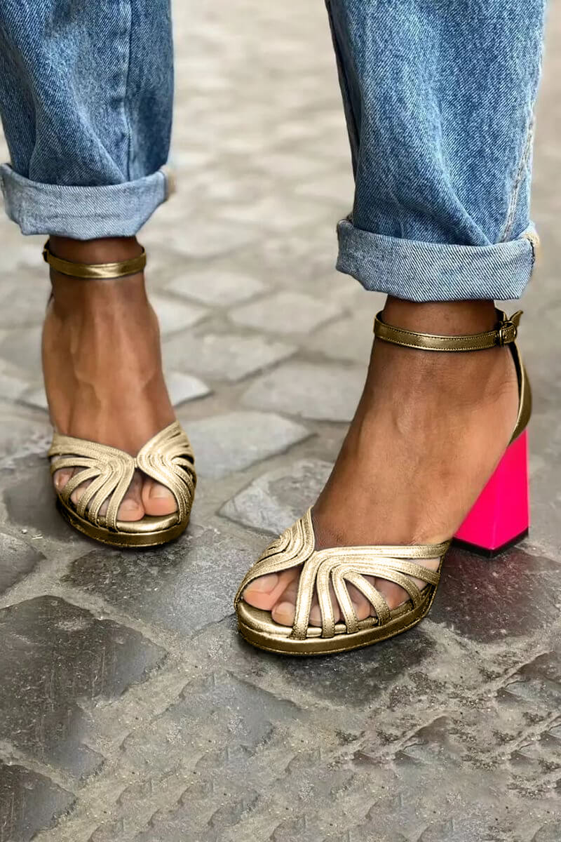 Bicolored All Day Comfort Heels