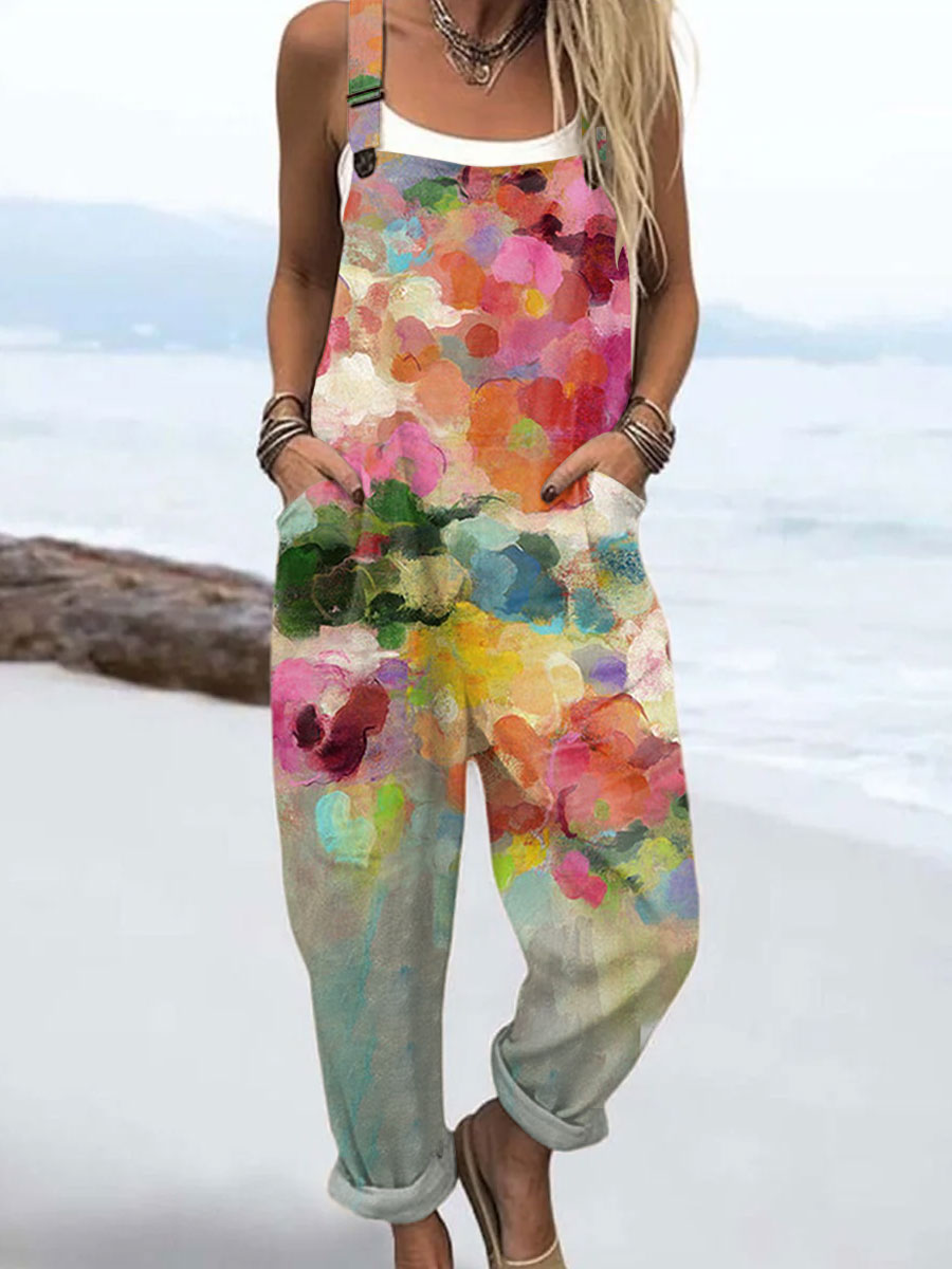 Camille™ | Artistic Bloom Jumpsuit