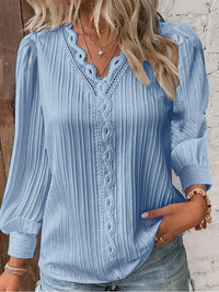 Emma | Blouse with Lace Details