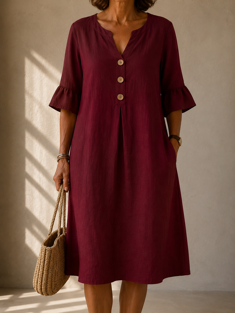 Clara™ | Button Dress