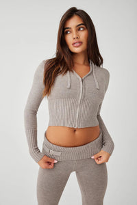 Zip Up Hoodie Set
