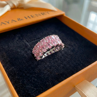 Cascade Eternity Ring | White Gold