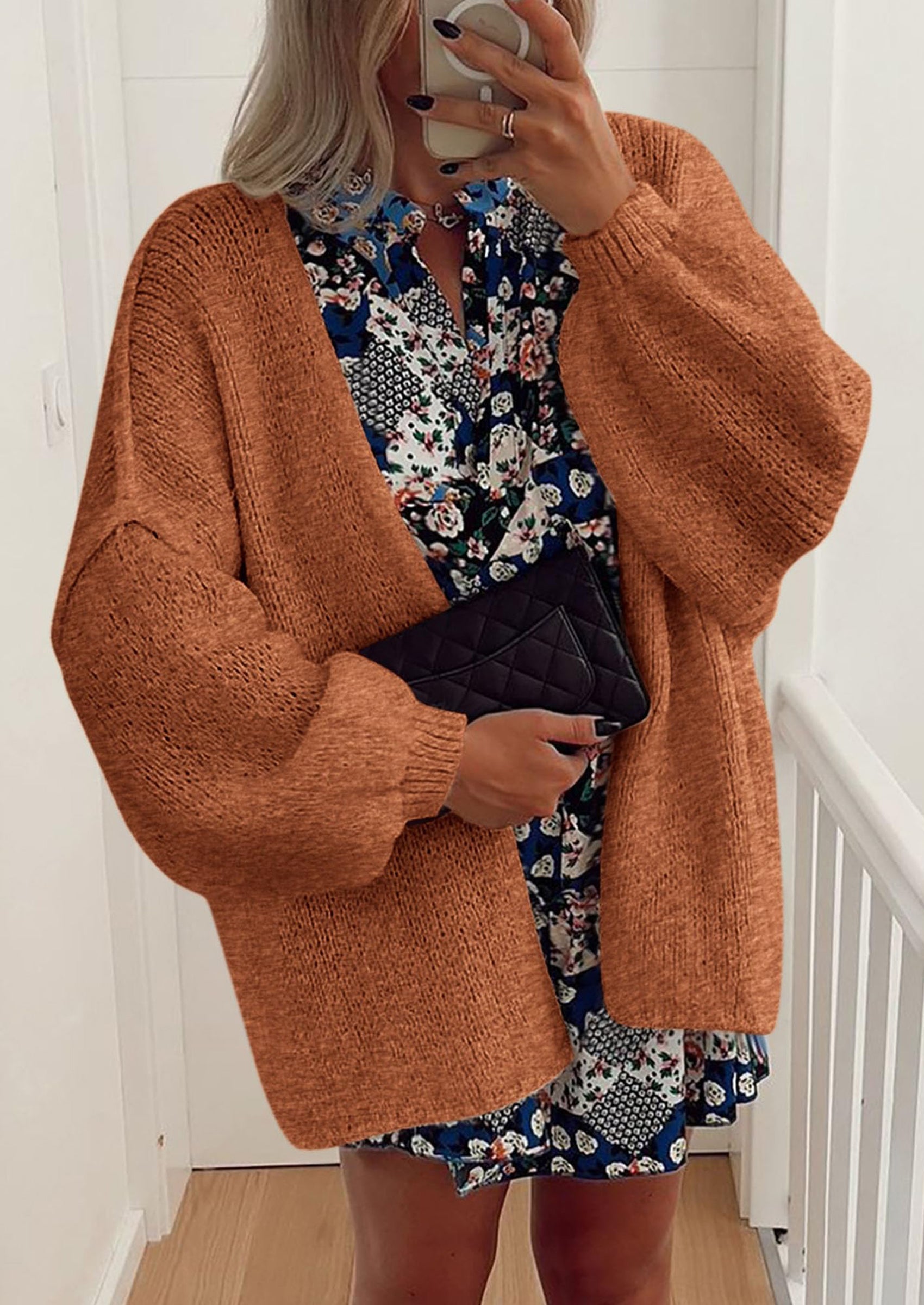 Oversized Knit Cardigan