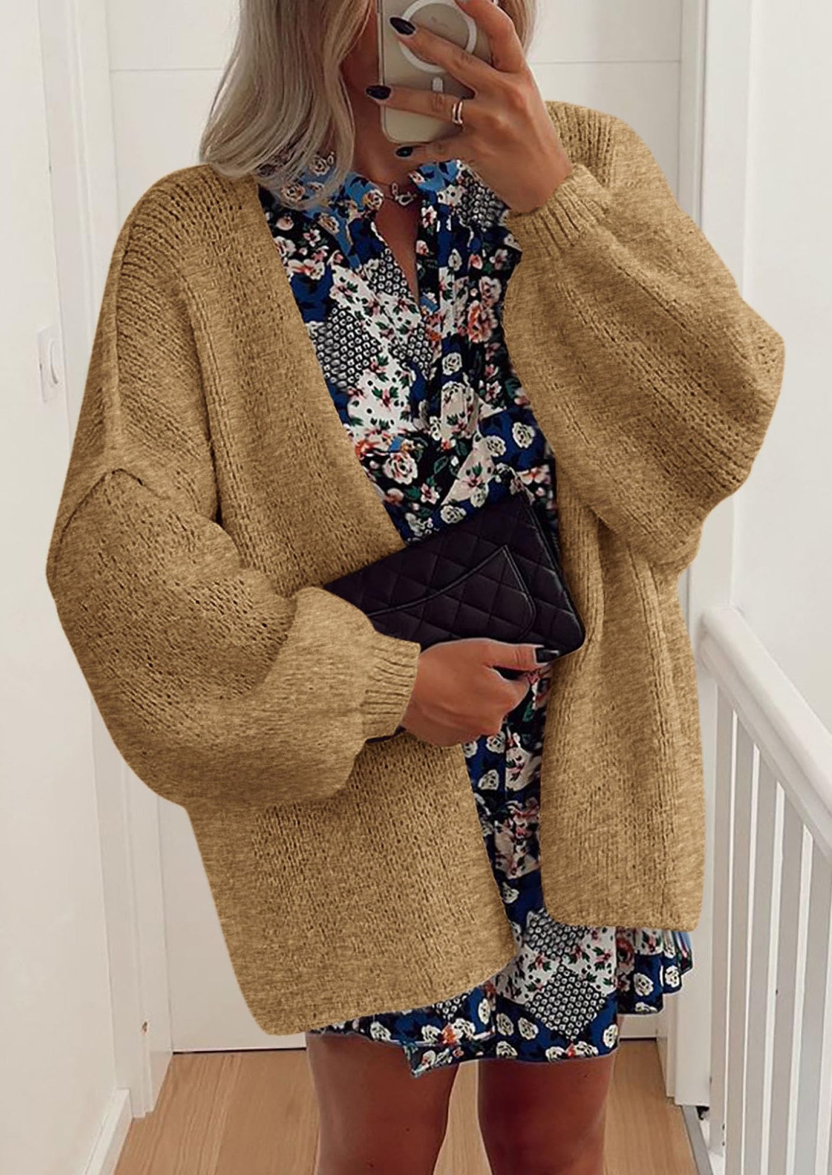 Oversized Knit Cardigan