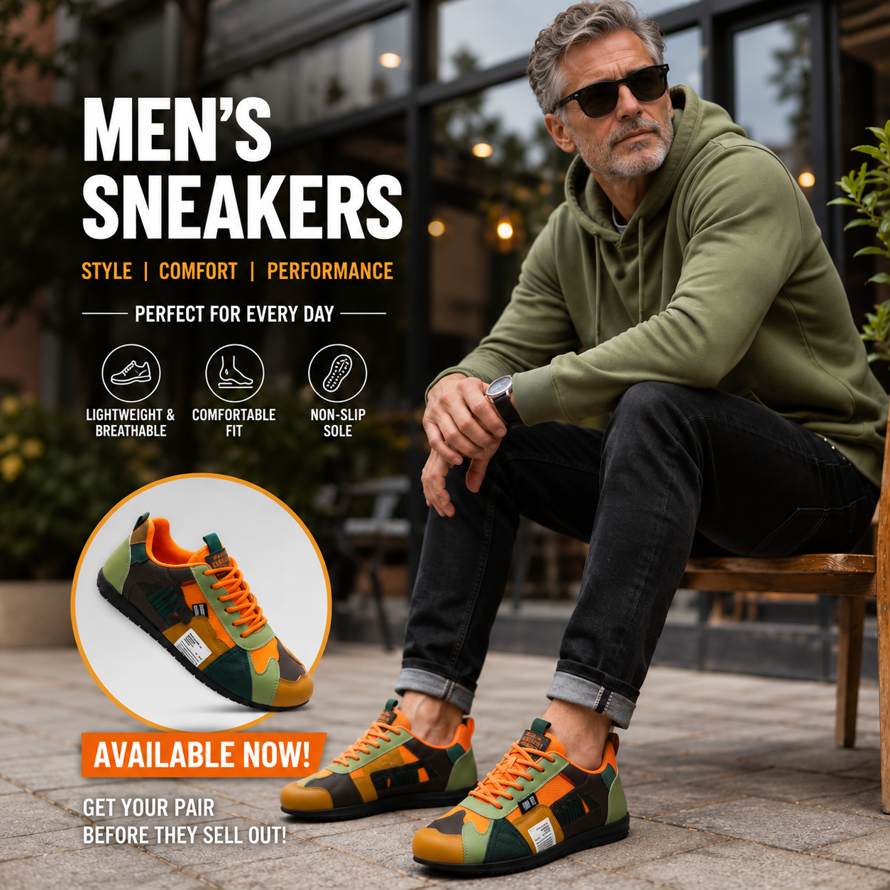 Colorful Retro Sneakers