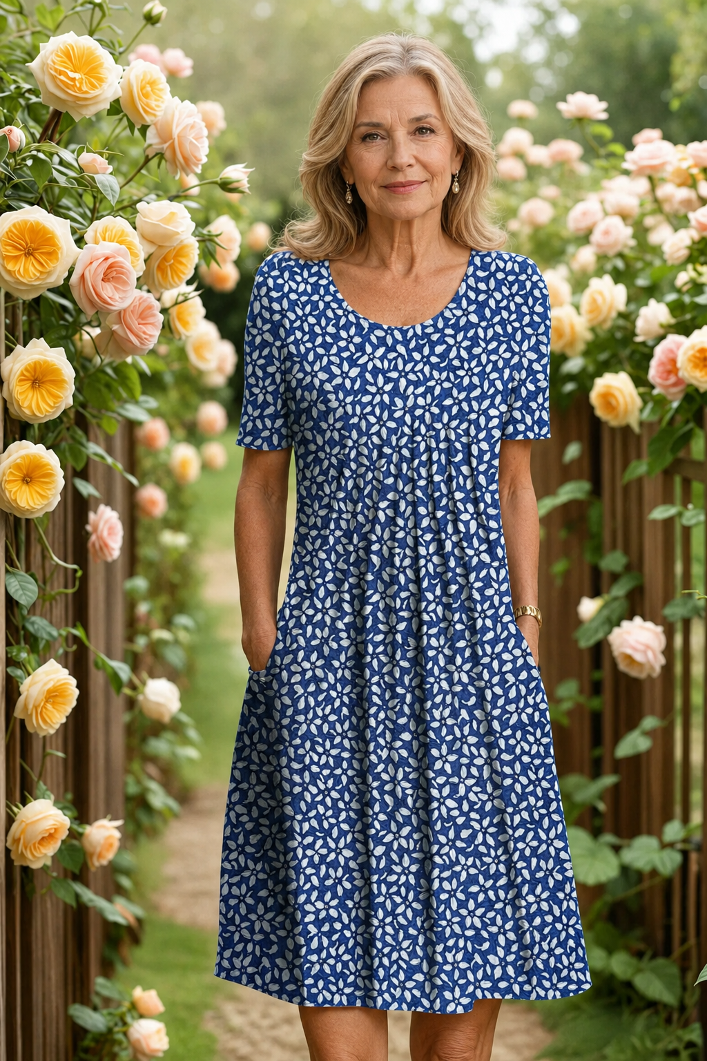 GEORGINA | ELEGANT DRESS WITH TUMMY COVERAGE