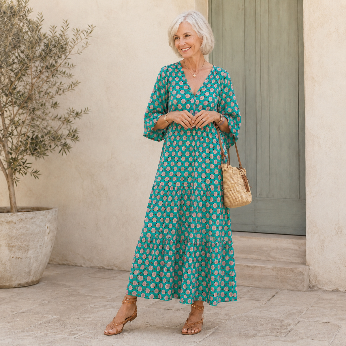 Bellona | Boho-Midi Dress
