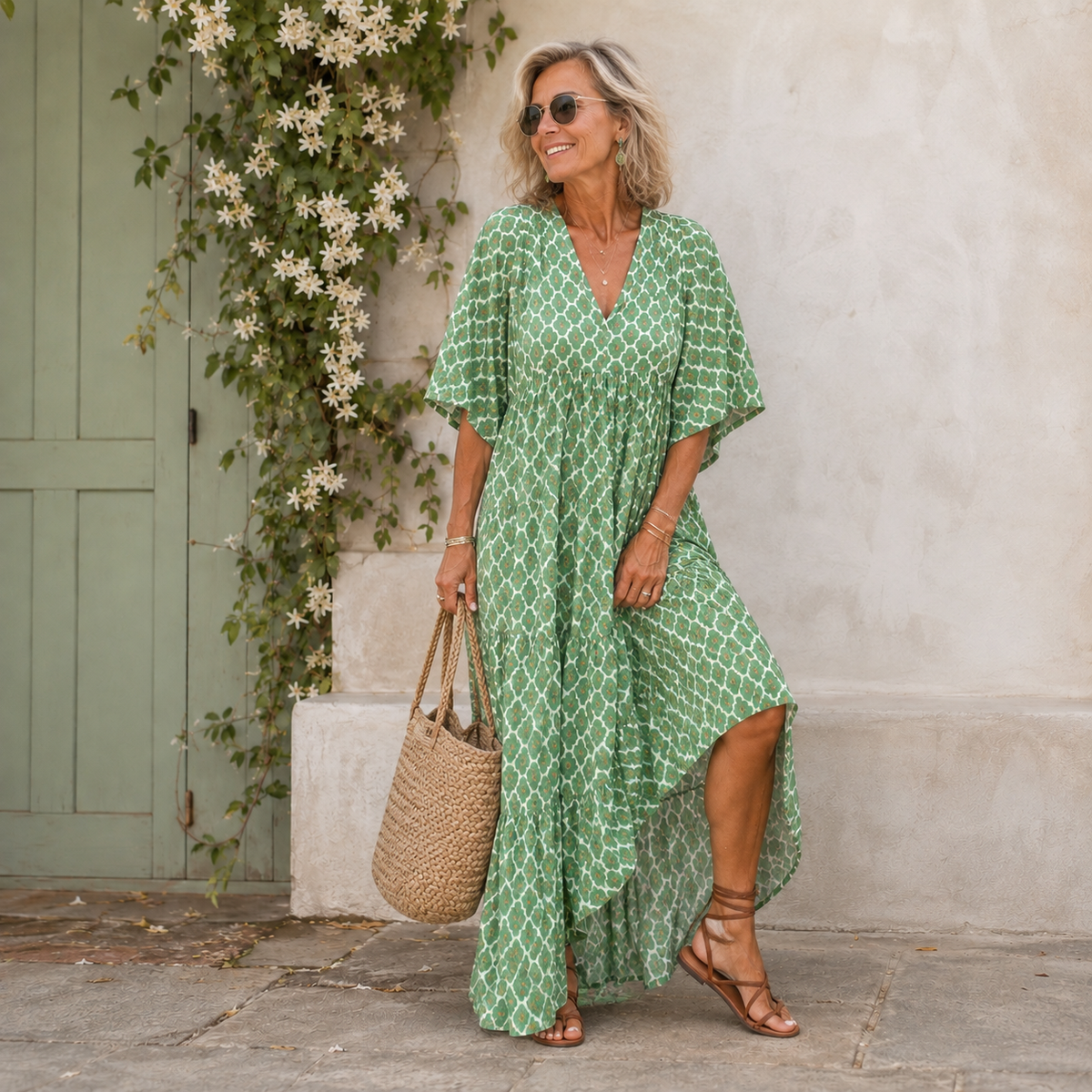 Bellona | Boho-Midi Dress