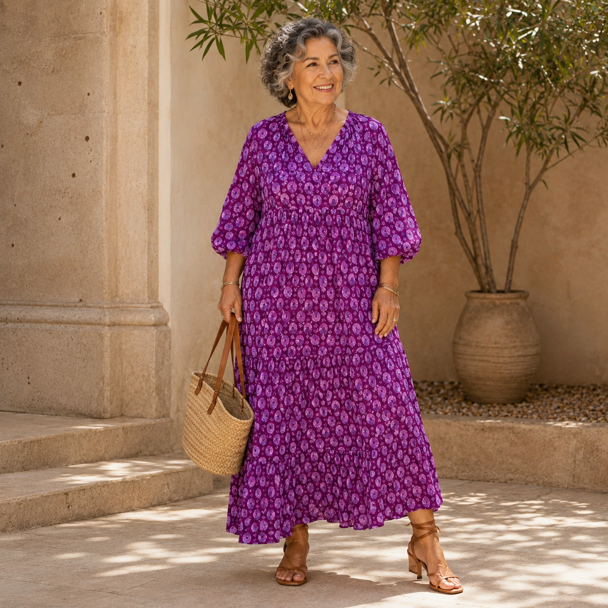 Bellona | Boho-Midi Dress