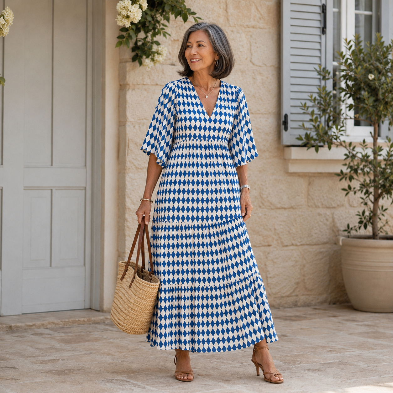 Bellona | Boho-Midi Dress