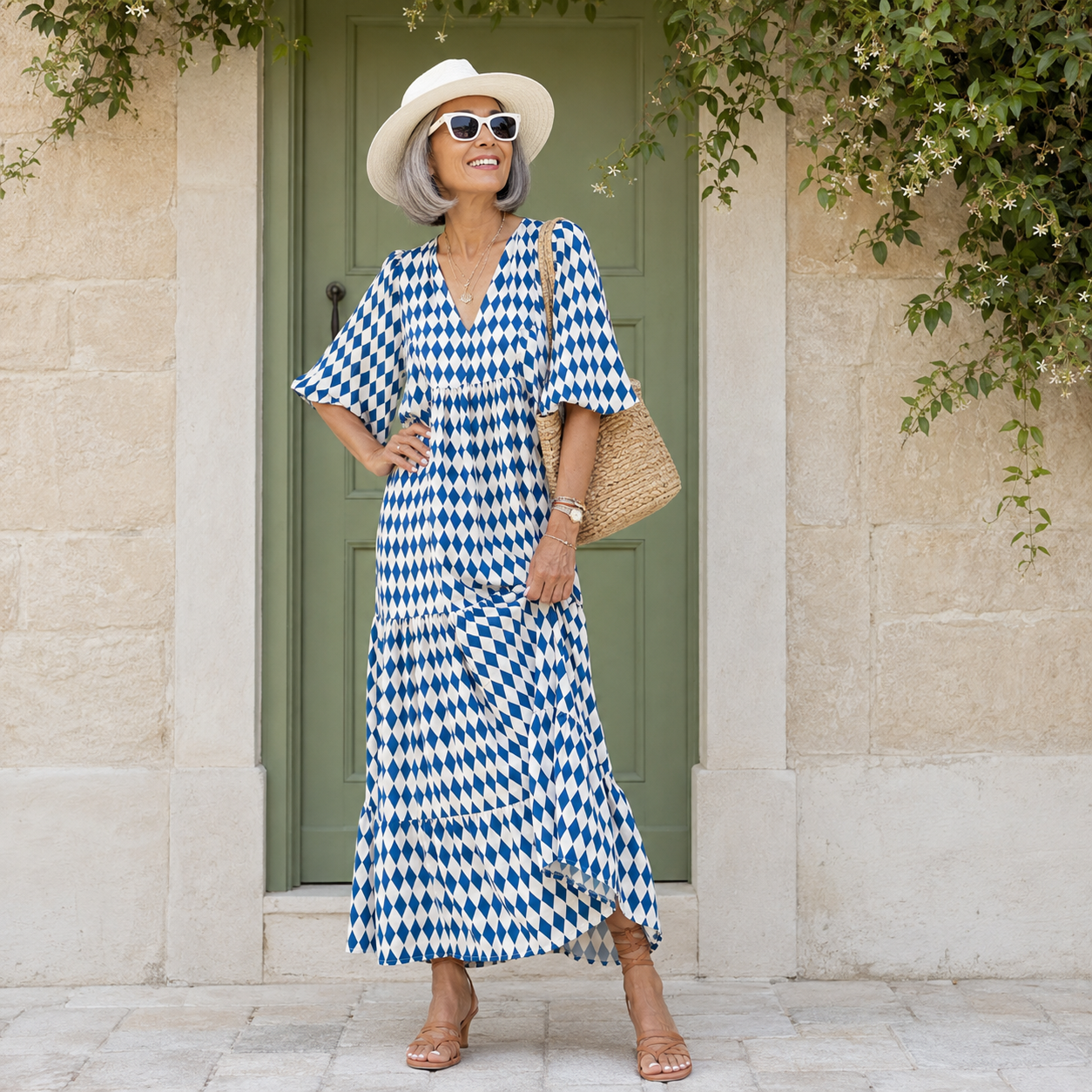 Bellona | Boho-Midi Dress