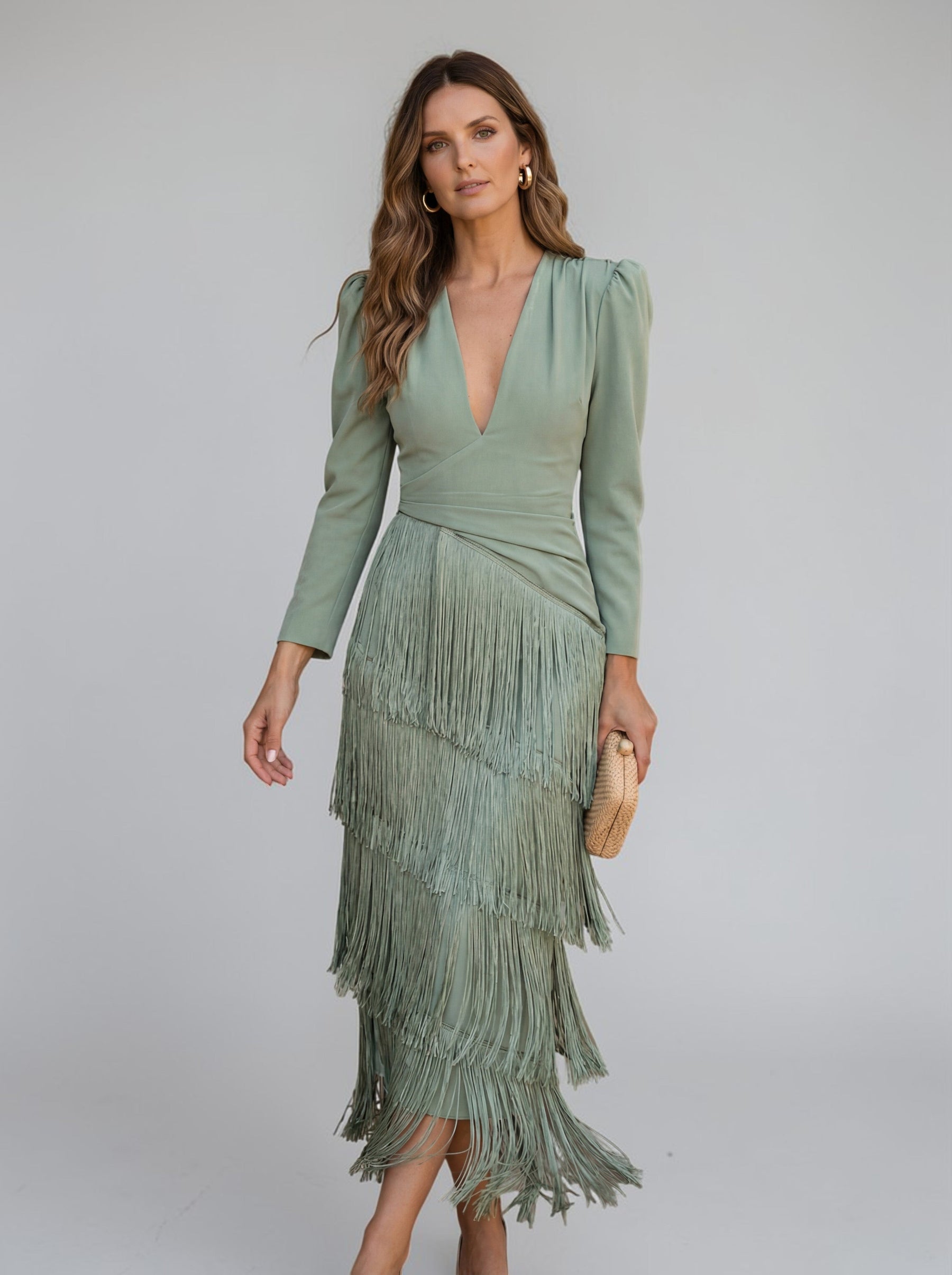 Laura | Elegant Fringe Dress
