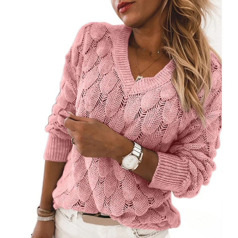 Lena | Sweater with V-neck