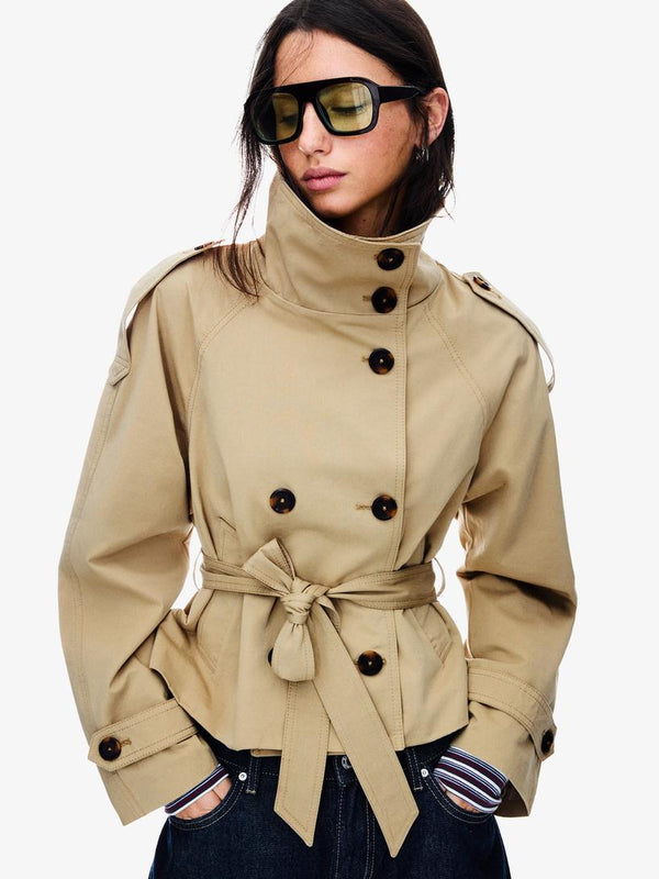 Ava Cropped Trench