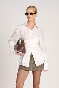 Urban Elegance Tailored Waist Shirt