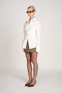 Urban Elegance Tailored Waist Shirt