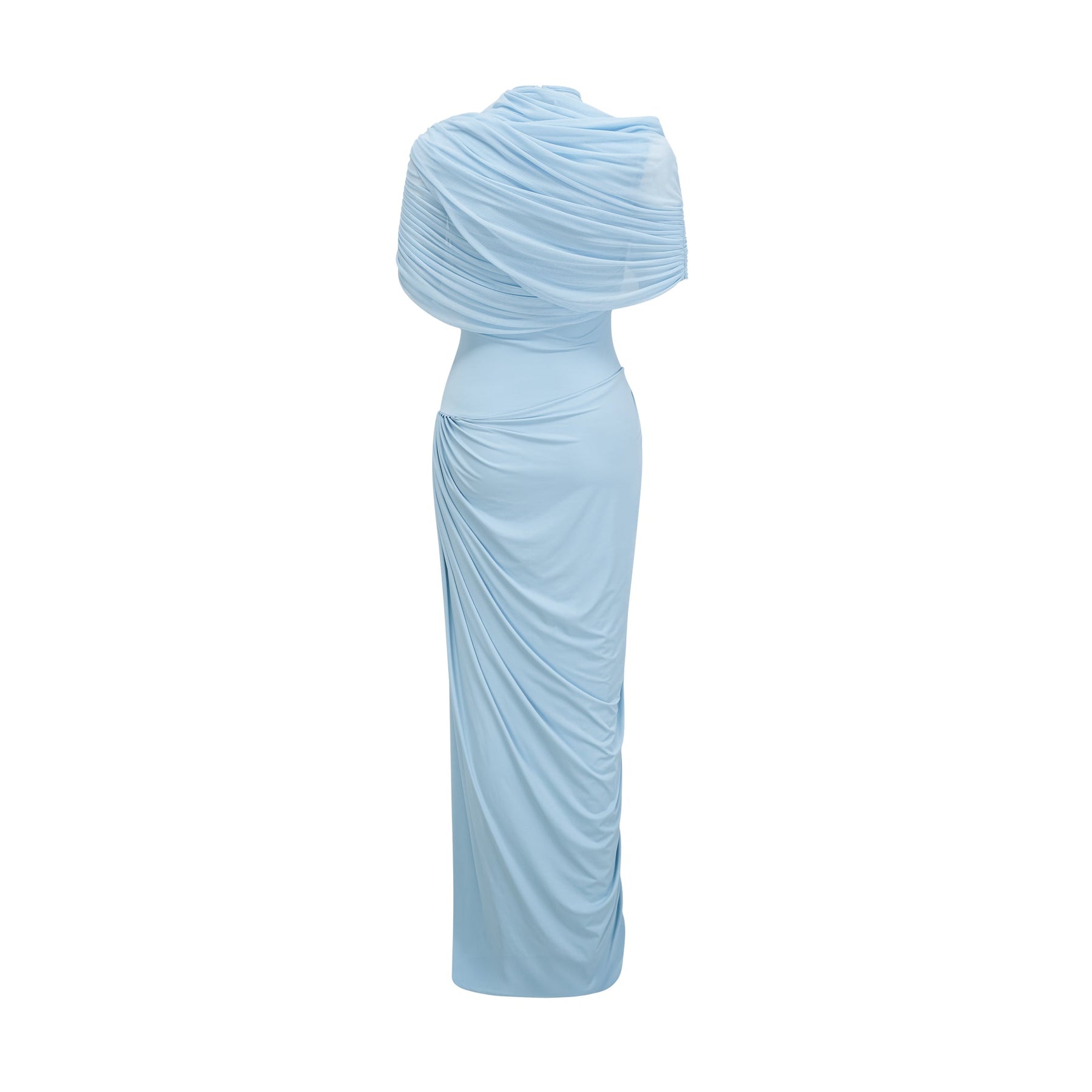 Noelle Sky Pleated Dress