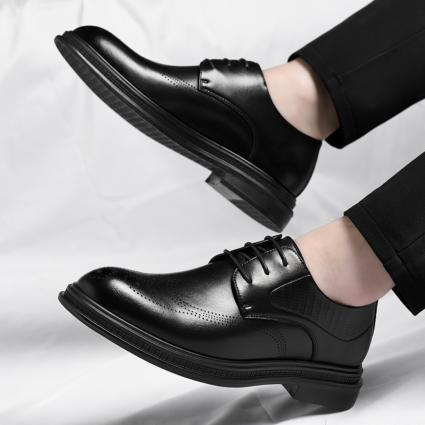 Verona Leather Brogue Dress Shoes