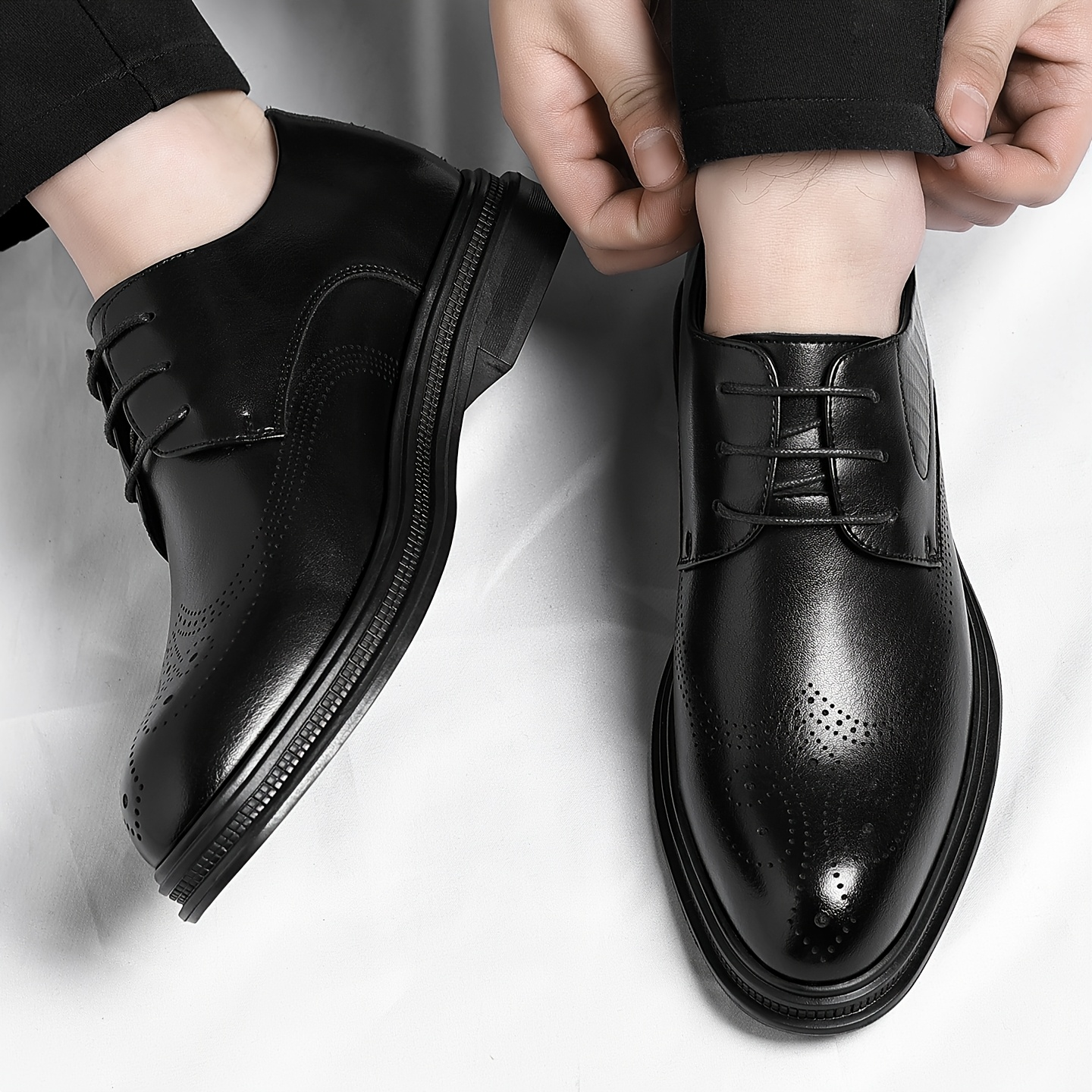 Verona Leather Brogue Dress Shoes
