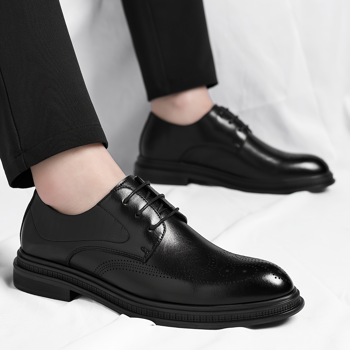 Verona Leather Brogue Dress Shoes