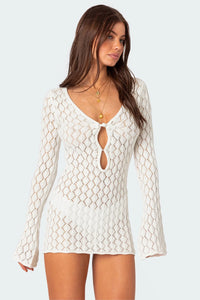 Liva Crochet Mini Dress
