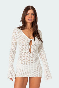 Liva Crochet Mini Dress