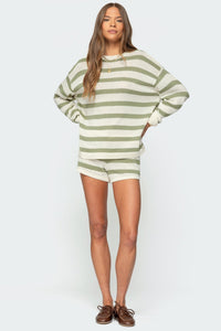 Ida knitted set with stripes