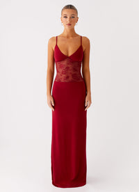 Maroon Gown