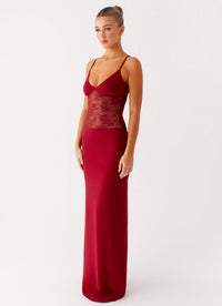 Maroon Gown