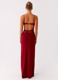 Maroon Gown