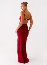 Maroon Gown