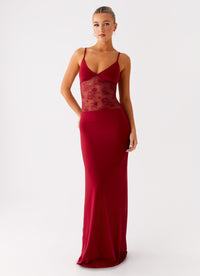 Maroon Gown