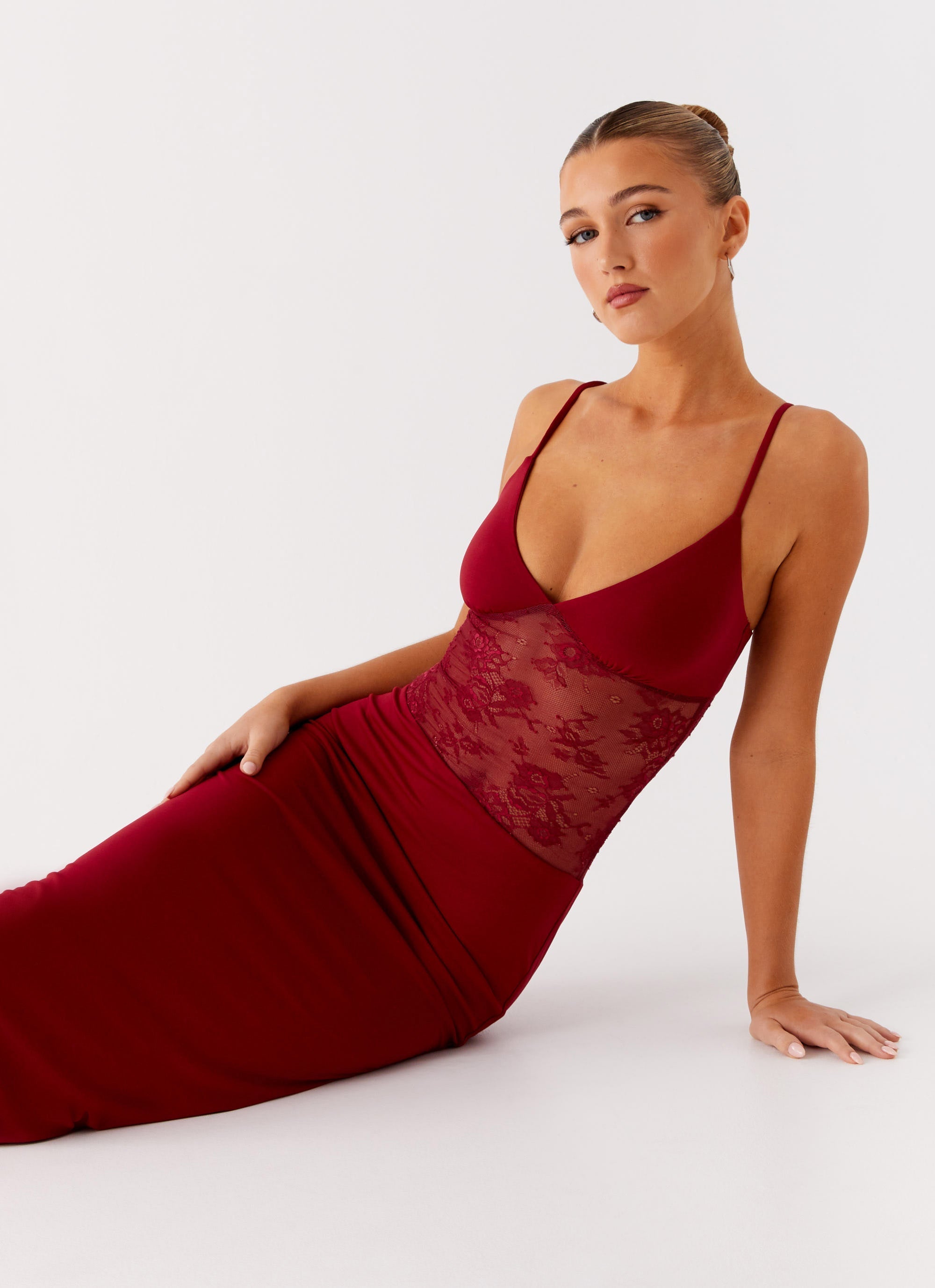 Maroon Gown