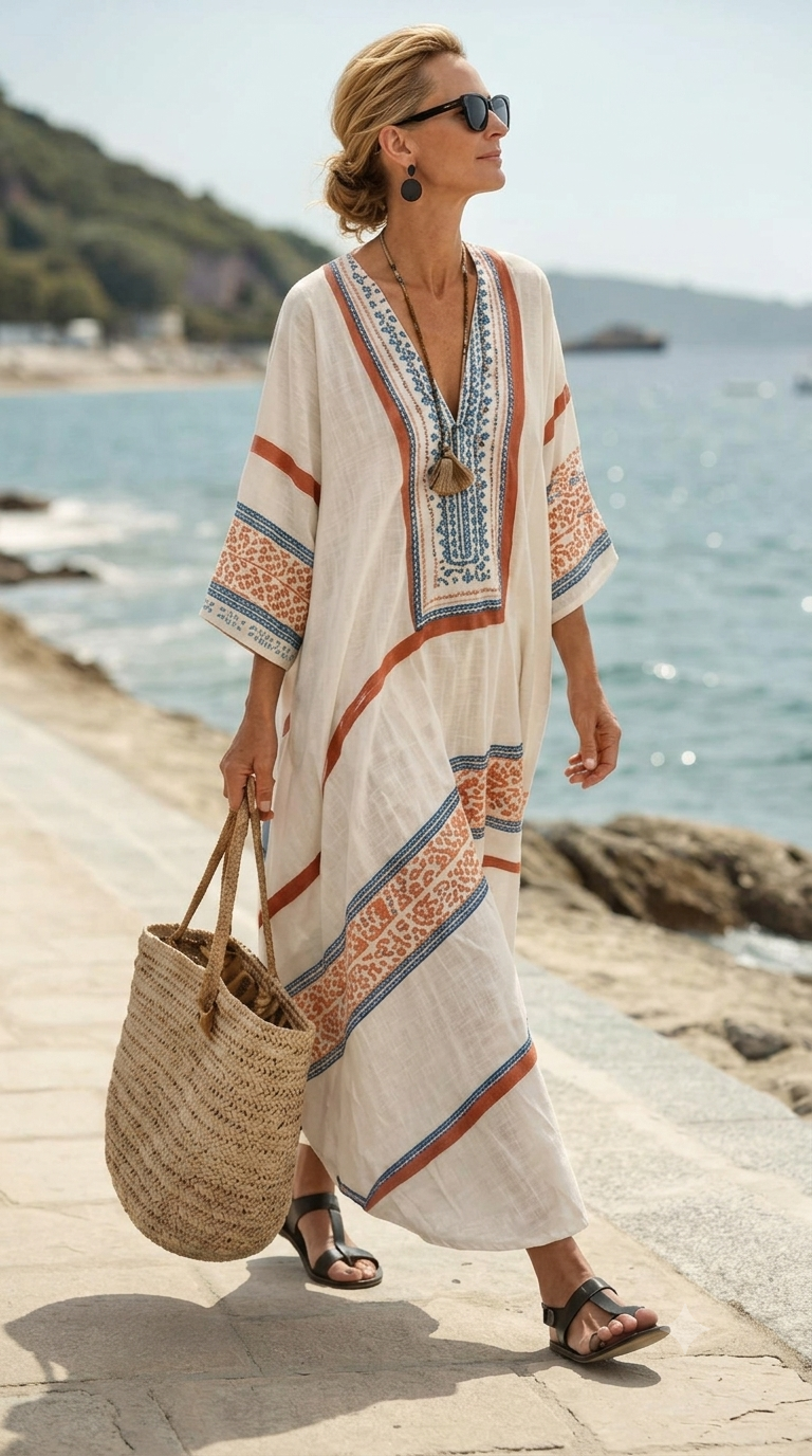 Monique | Long Summer Caftan