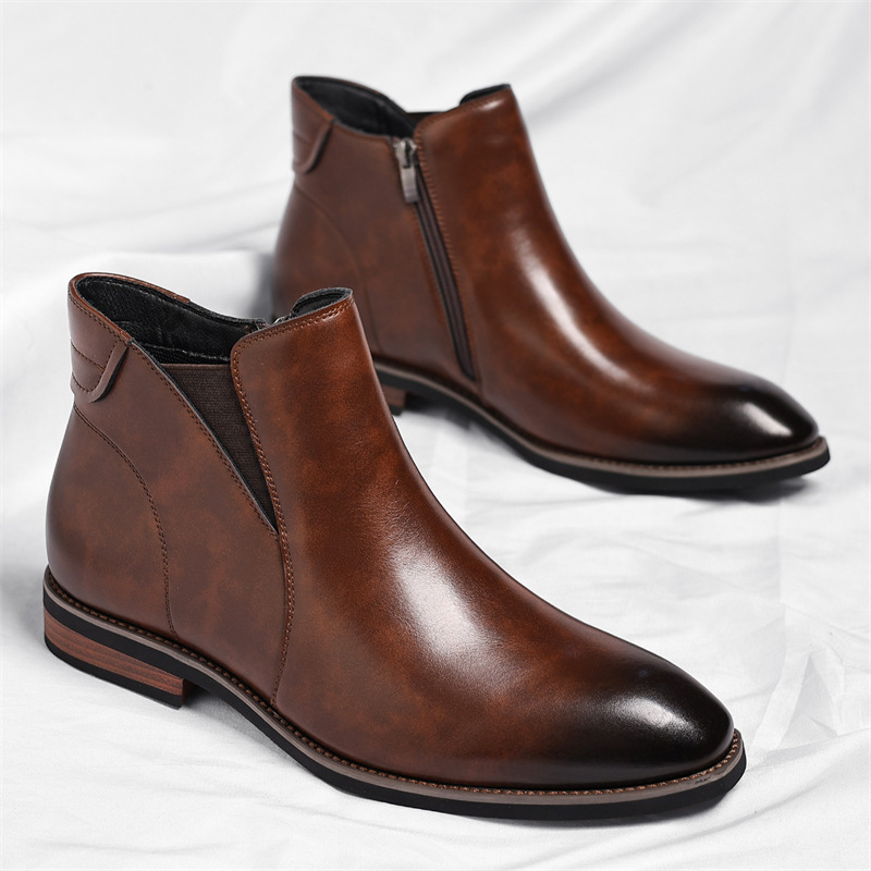 Cristiano Leather Chelsea Boots