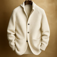 Peter™ | CORD CARDIGAN IN WOOL FOR MEN