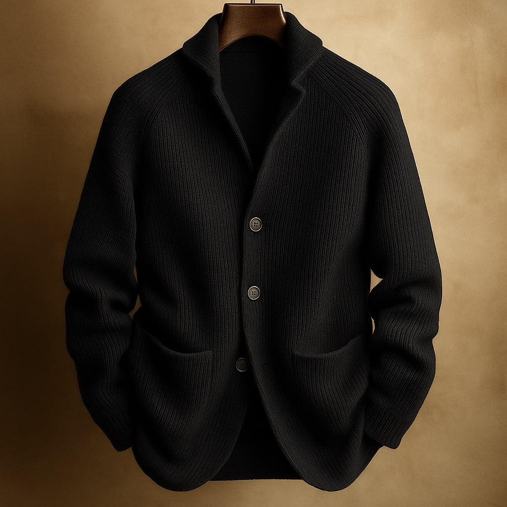 Peter™ | CORD CARDIGAN IN WOOL FOR MEN