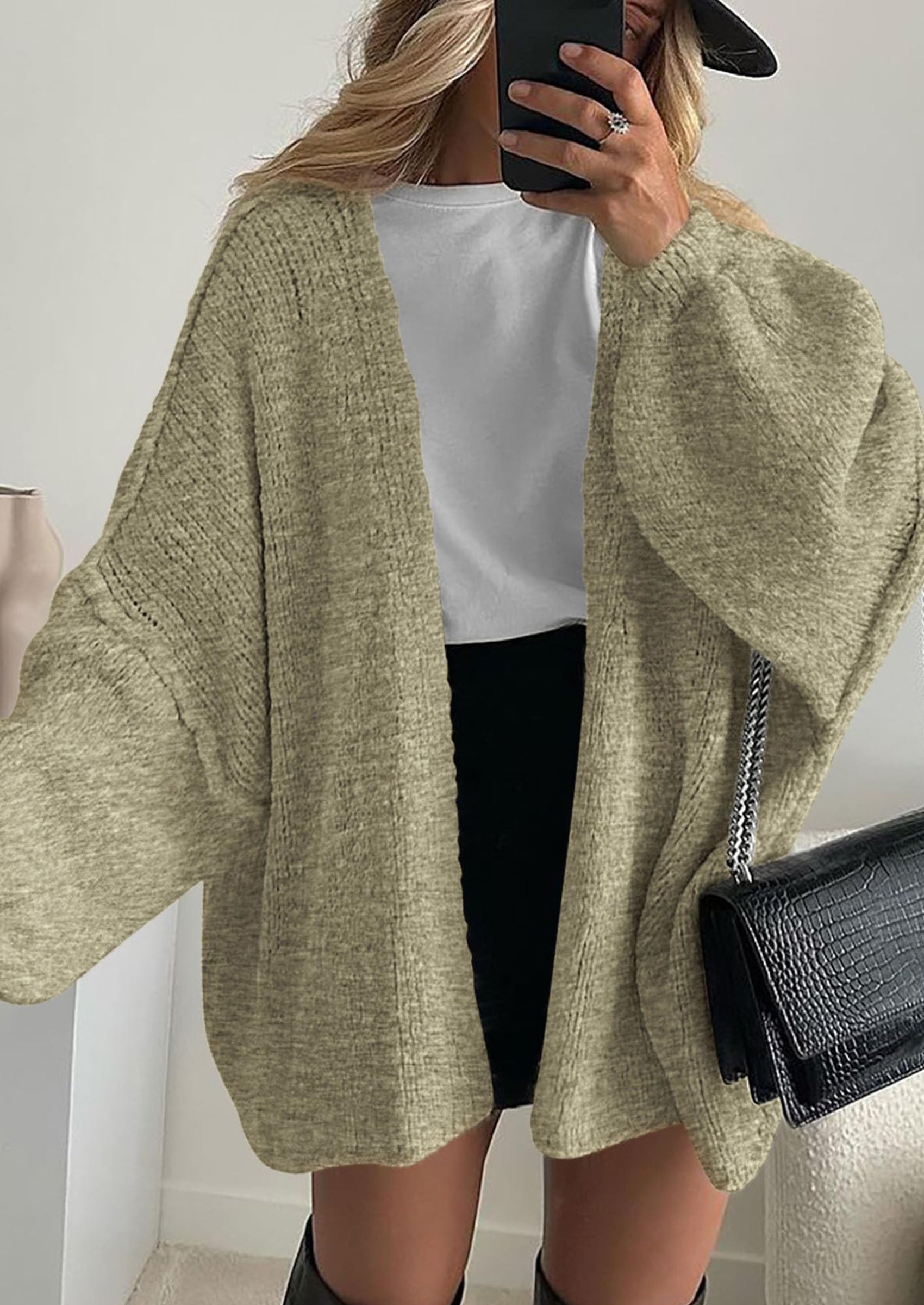 Oversized Knit Cardigan