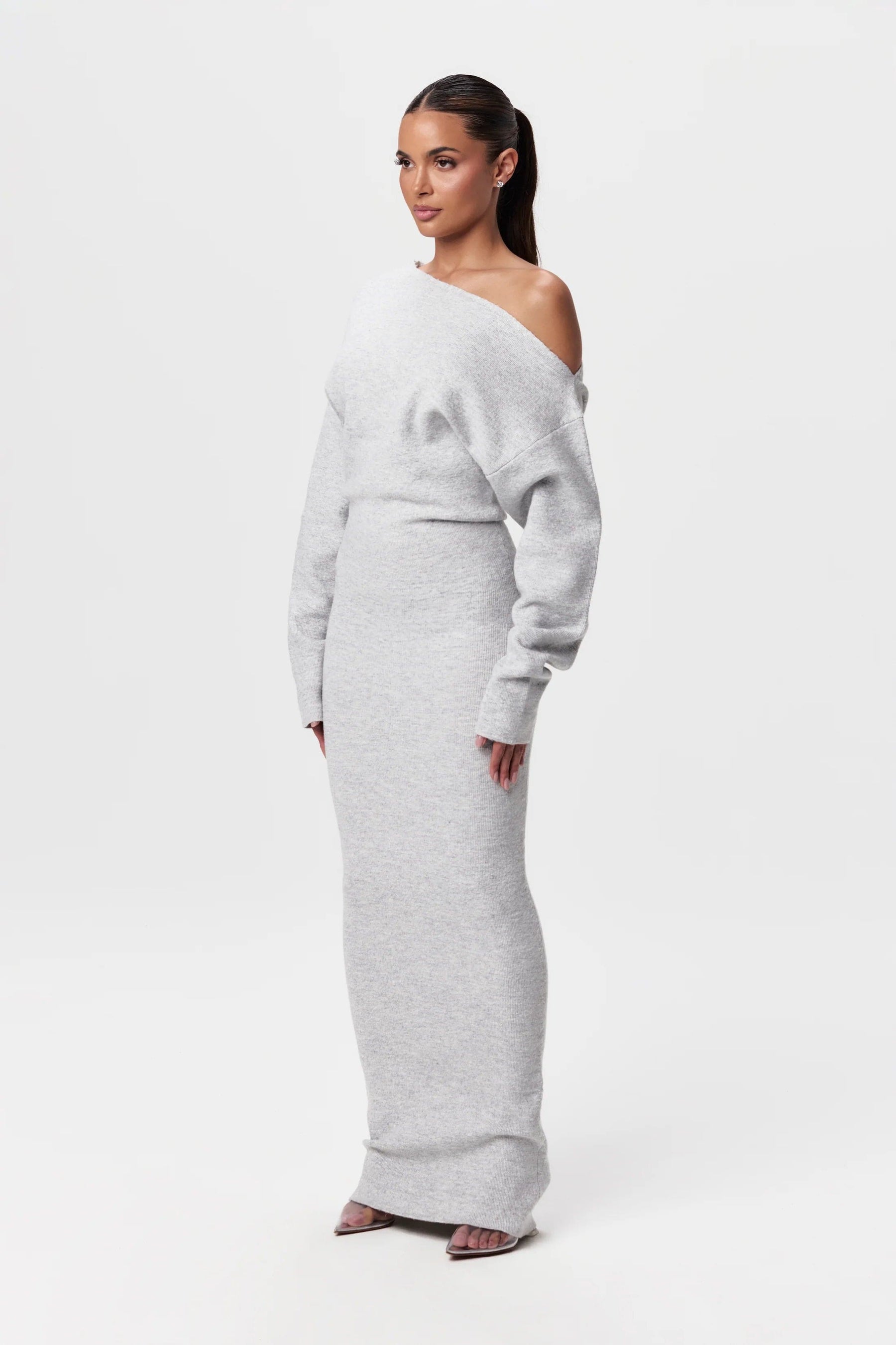 Off-Shoulder Maxi Dress