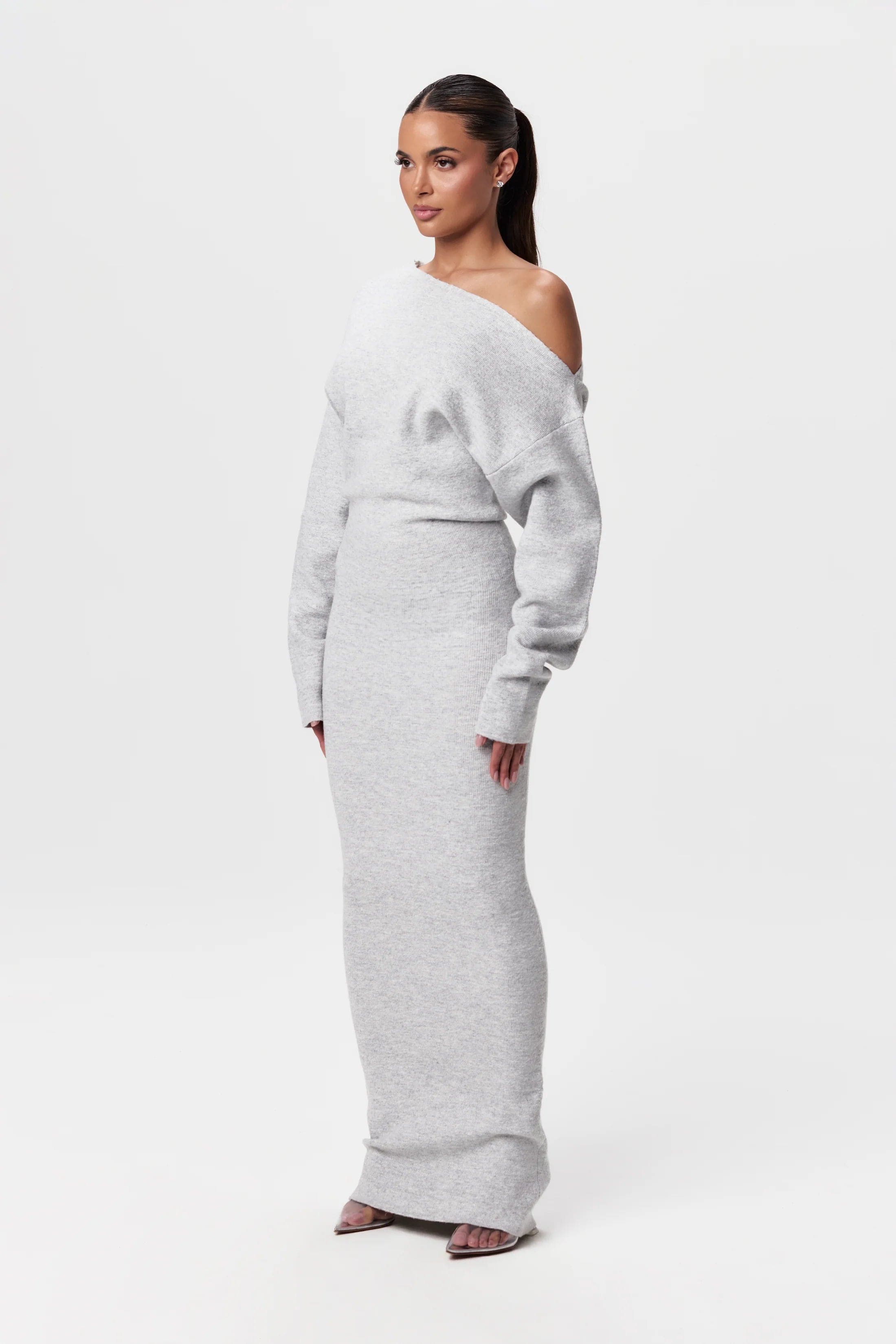 Off-Shoulder Maxi Dress