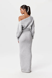Off-Shoulder Maxi Dress